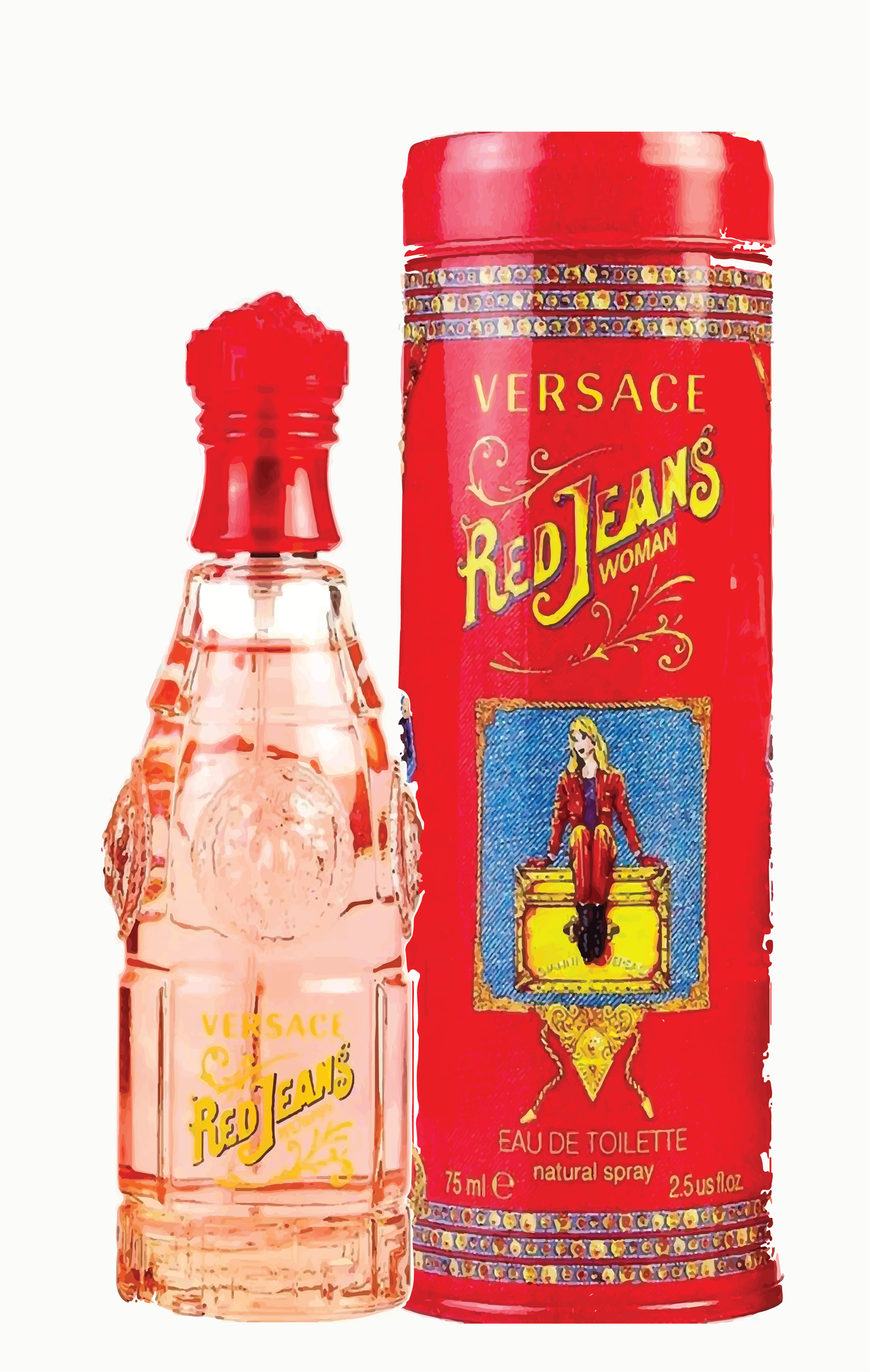 Versace Red Jeans Eau de Toilette for Women – 2.5 oz product image