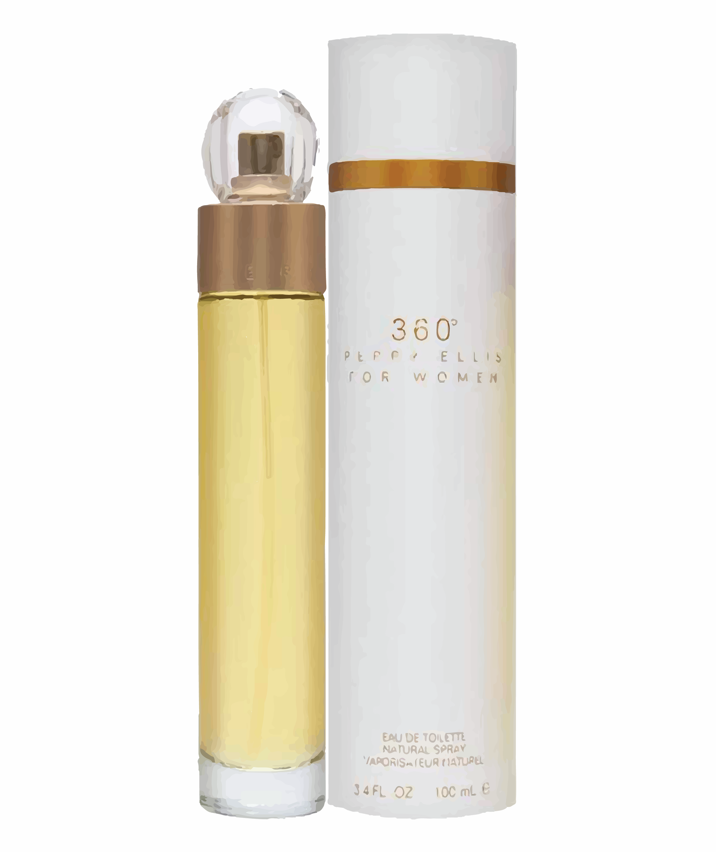Perry Ellis 360 for Women Eau De Toilette Spray, 3.4 Ounce