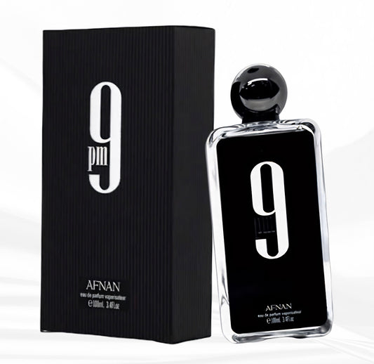 Afnan 9PM EDP 100 ML (3.4 oz) - Oriental Vanilla Fragrance for Men