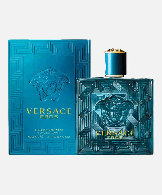 Versace Eros Eau de Toilette Men Spray, 3.4 oz.