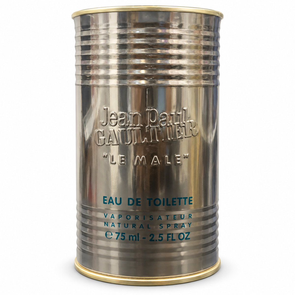 Jean Paul Gaultier Le Male Eau de Toilette 75 ml front package on white background