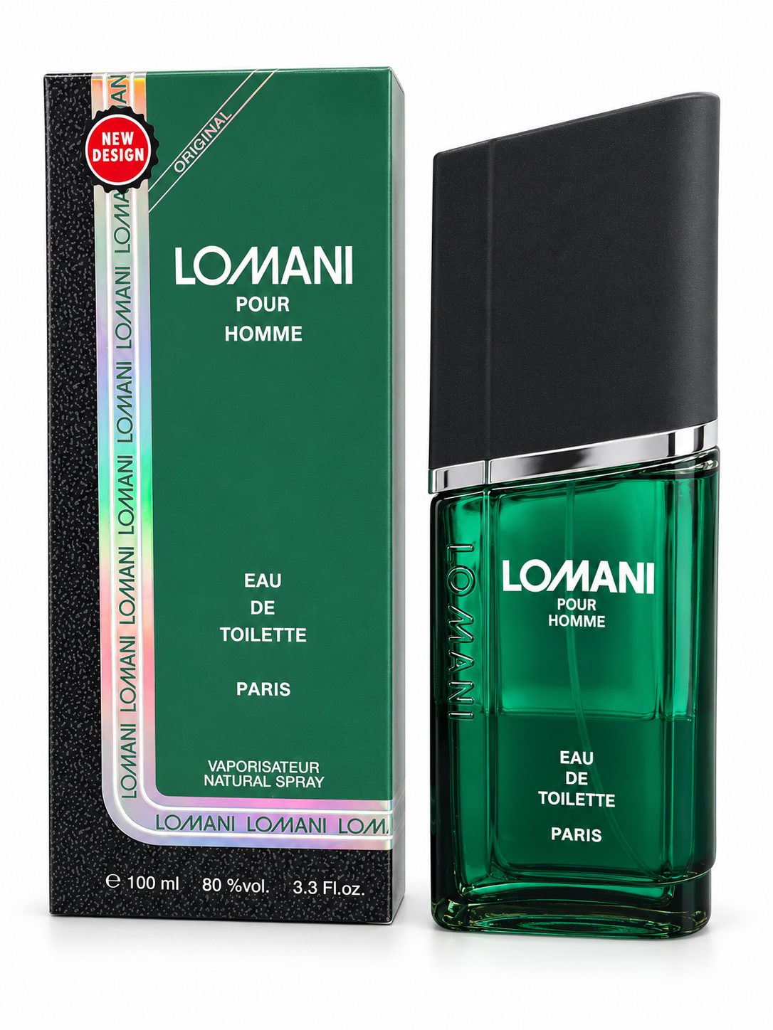 Lomani Pour Homme Eau de Toilette 100 ml bottle and box
